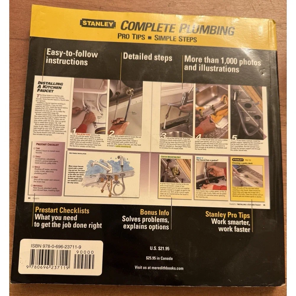 Stanley‎ Complete Plumbing Expanded Edition With DVD ISBN 9780696237119